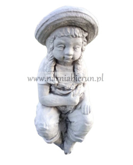 Figurka betonowa DZIEWCZYNA PAULINKA NA PNIU 34 cm