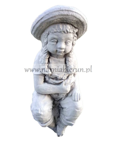 Figurka betonowa DZIEWCZYNA PAULINKA NA PNIU 34 cm Figurka betonowa DZIEWCZYNA PAULINKA NA PNIU 34 cm