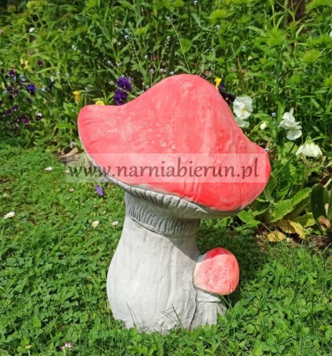Figurka ogrodowa betonowa GRZYB MUCHOMOR H35 Figurka ogrodowa betonowa GRZYB MUCHOMOR H35