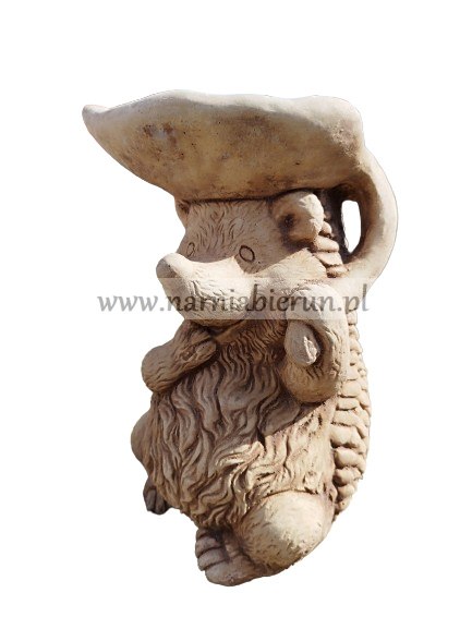 Figurka betonowa JEŻYK JEŻ POIDEŁKO LIŚCIEM 38 cm Figurka betonowa JEŻYK JEŻ POIDEŁKO LIŚCIEM 38 cm