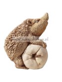 Figurka betonowa JEŻ JEŻYK Z JABŁKIEM 15 cm