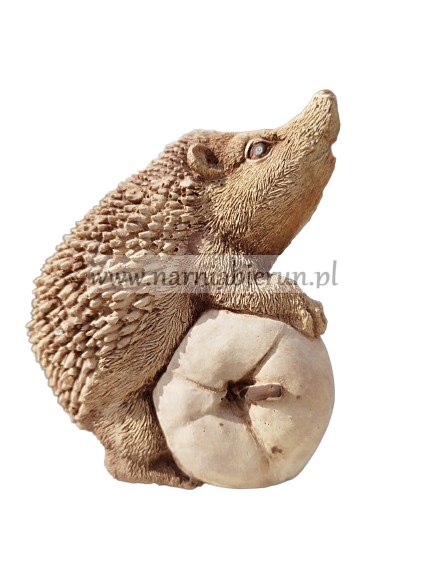 Figurka betonowa JEŻ JEŻYK Z JABŁKIEM 15 cm Figurka betonowa JEŻ JEŻYK Z JABŁKIEM 15 cm