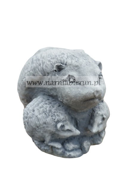 Figurka betonowa JEŻYKI RODZINA JEŻY 15 cm Figurka betonowa JEŻYKI RODZINA JEŻY 15 cm
