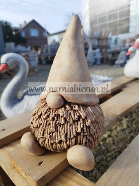 Figurka betonowa KRASNAL SKRZAT BRODATY 30 cm Figurka betonowa KRASNAL SKRZAT BRODATY 30 cm