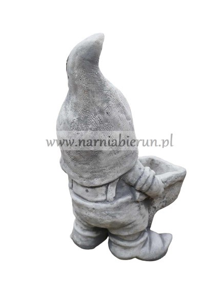 Figurka ogrodowa betonowa SKRZAT KRASNAL Z TACZKĄ H36 Figurka ogrodowa betonowa SKRZAT KRASNAL Z TACZKĄ H36