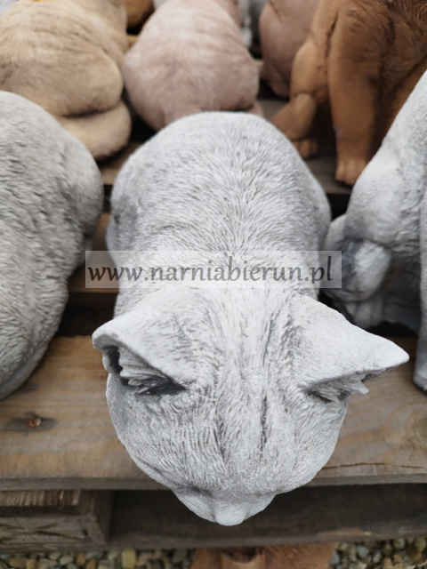 Figurka betonowa Kot kotek śpiący 33 cm Figurka betonowa Kot kotek śpiący 33 cm