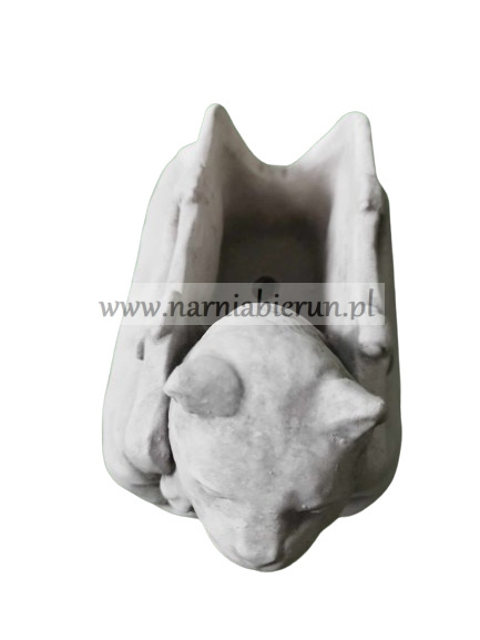 Figurka betonowa donica doniczka KOT W TORBIE h32 Figurka betonowa donica doniczka KOT W TORBIE h32