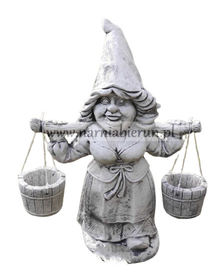 Figurka betonowa KRASNALOWA z doniczkami 75 cm Figurka betonowa KRASNALOWA z doniczkami 75 cm