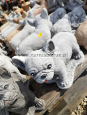 Figurka betonowa PIES BULDOG 28 cm