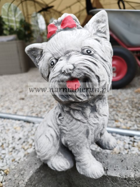 Figurka betonowa PIES YORK 26 cm Figurka betonowa PIES YORK 26 cm