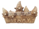 Figurka betonowa skrzat krasnal troll SKRZATY WITAMY 42 cm