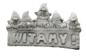 Figurka betonowa skrzat krasnal troll SKRZATY WITAMY 42 cm
