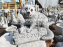 Figurka betonowa SURYKATKA Welcome 24 cm