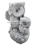 Figurka betonowa SOWA SOWY PUCHACZ 33 cm
