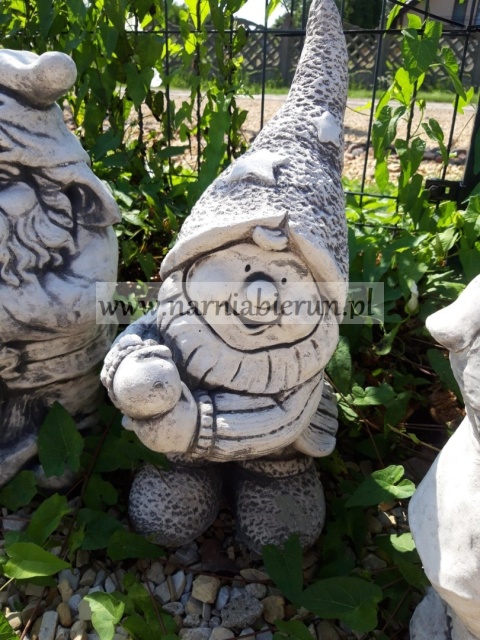 Figurka betonowa Wesoły KRASNAL TROLL SKRZAT 45 cm Figurka betonowa Wesoły KRASNAL TROLL SKRZAT 45 cm