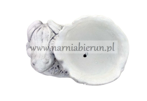 Figurka betonowa ŻABA Z DONICĄ 19 cm Figurka betonowa ŻABA Z DONICĄ 19 cm