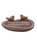 Figurka betonowa poidełko POIDŁO SERCE 38 cm