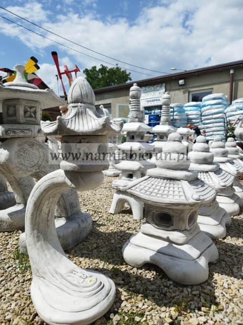Piękna Lampa Japońska betonowa PAGODA 64 cm Piękna Lampa Japońska betonowa PAGODA 64 cm